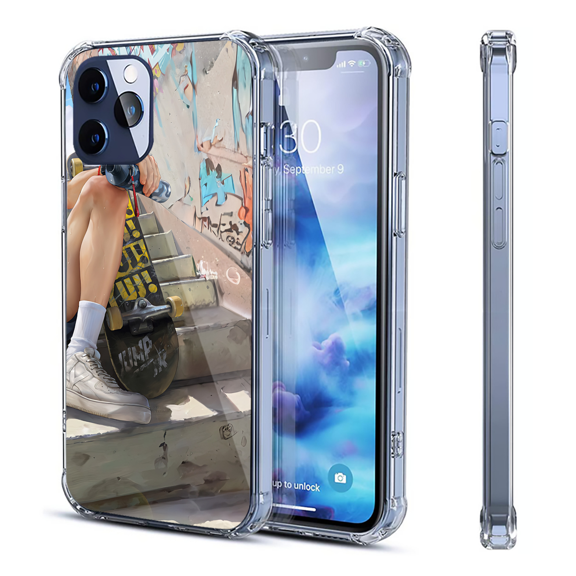（画像用） SPY×FAMILY间谍家家酒 【iPhone 12シリーズ対応】透明スマホケース（クリアソフトケース）